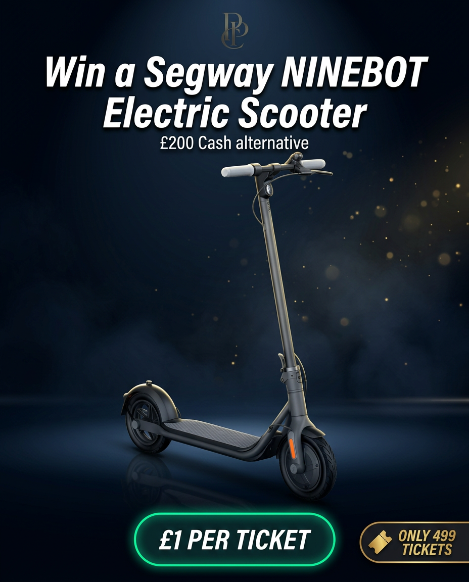 Segway NINEBOT E2 PLUS 2 Electric Scooter or £200 Cash Alternative