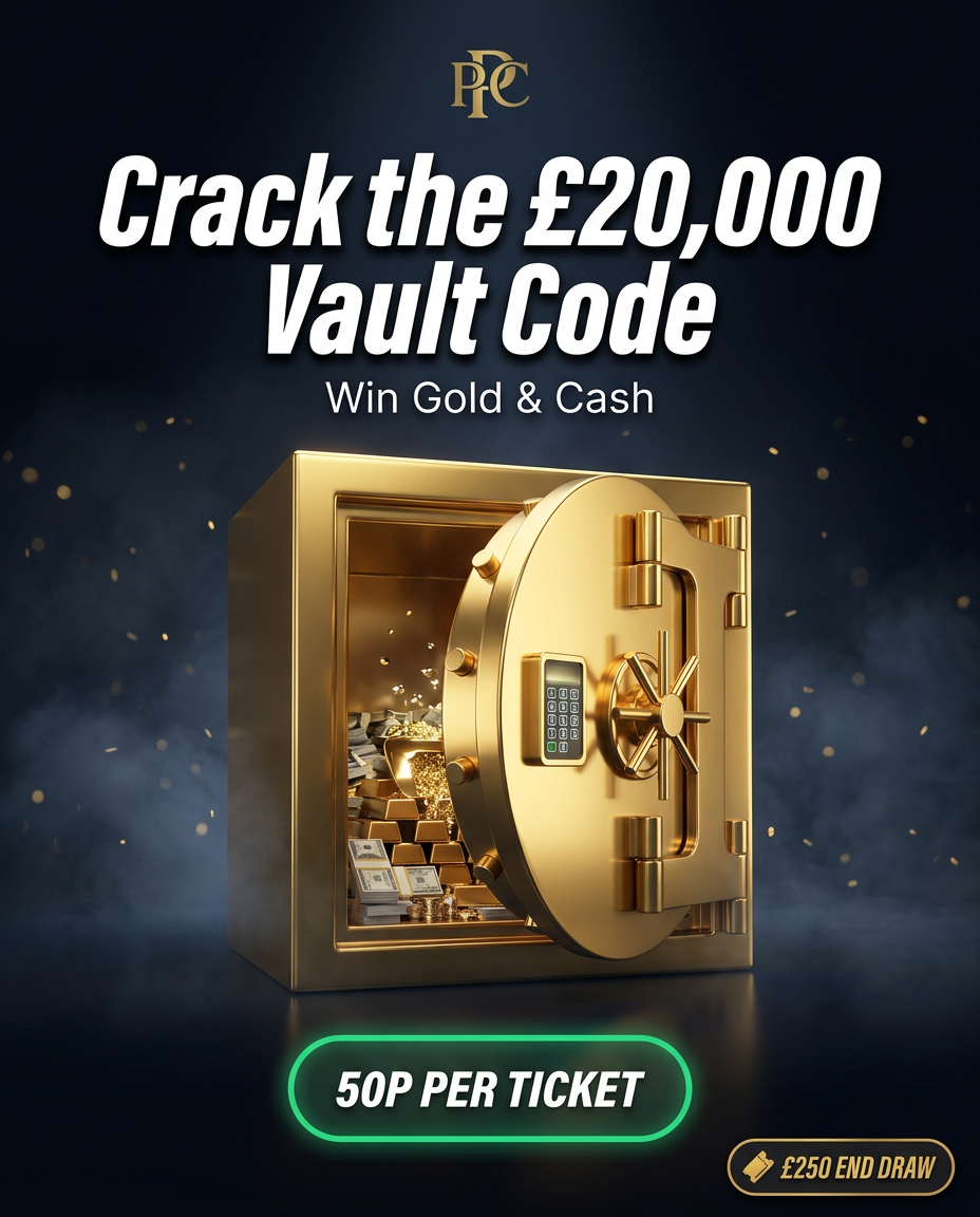 Crack the £20,000 Vault Code II Instant Win Competition