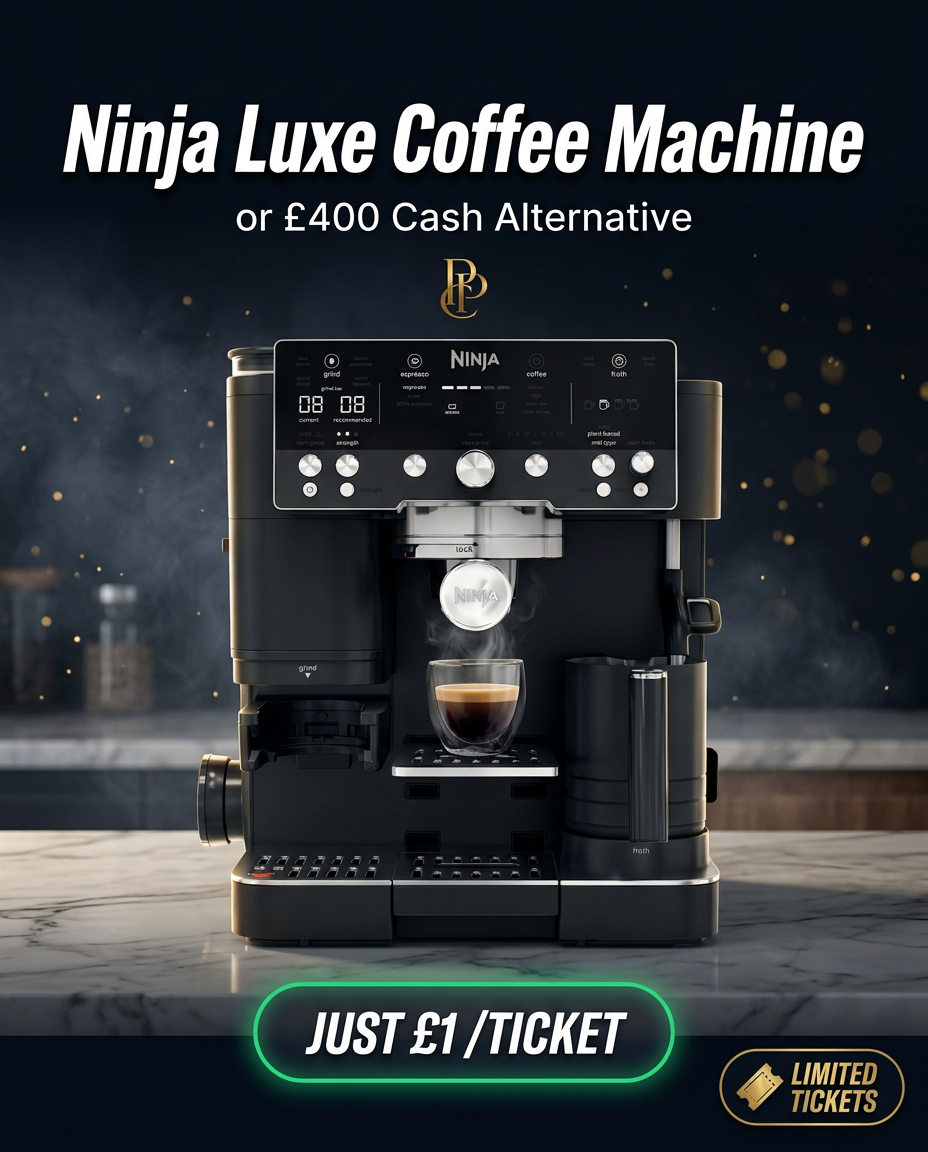 Win the Ninja Luxe Coffee Machine or £400 Cash