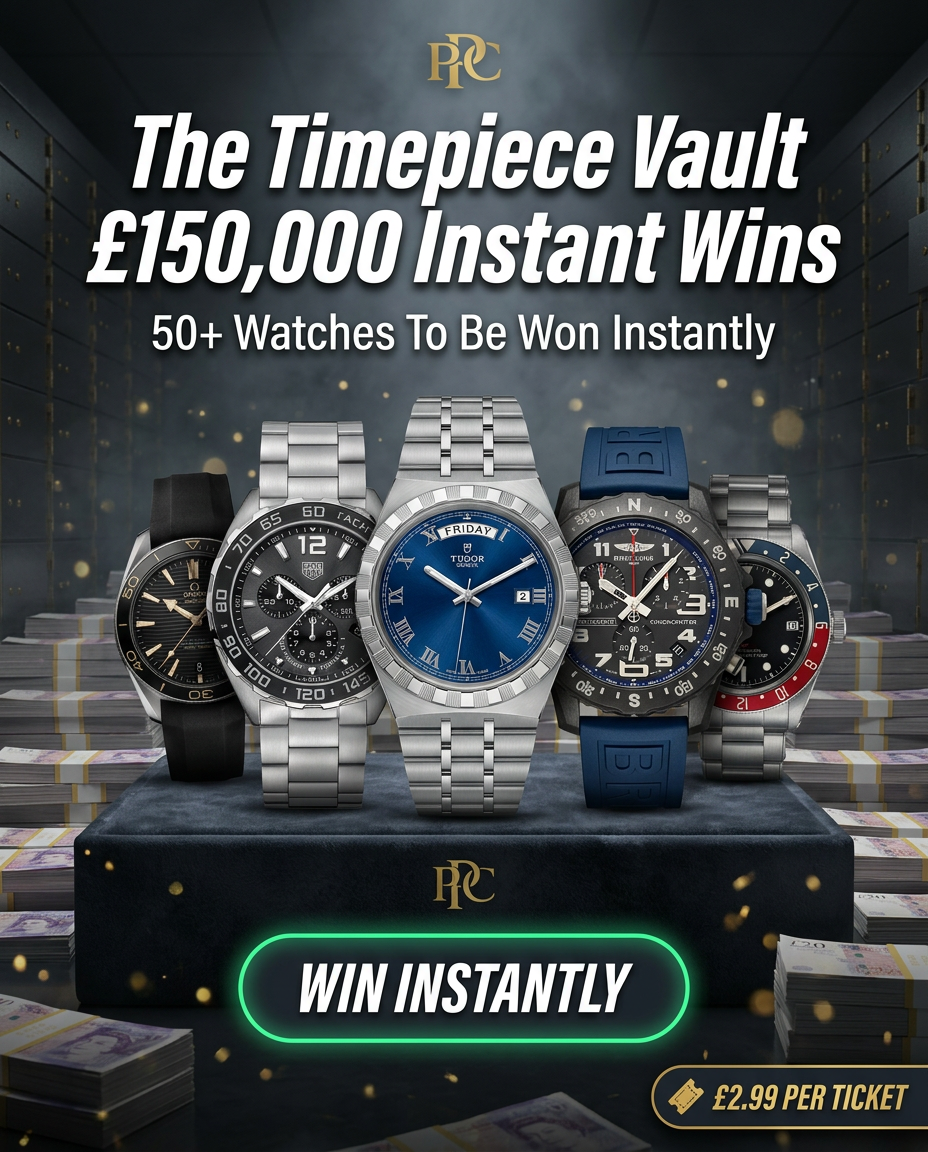 The Timepiece Vault- £150,000 Instant Win Comp