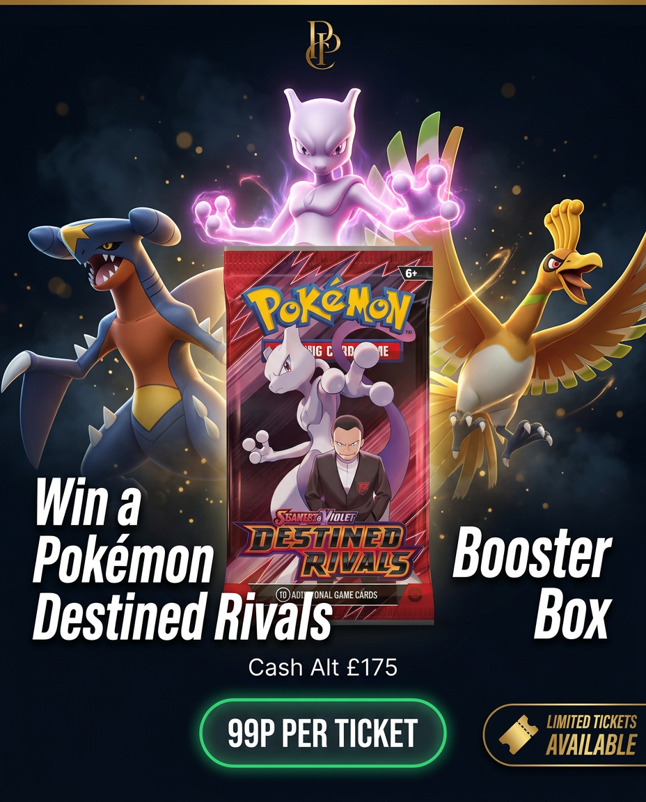 Win a Pokémon Destined Rivals Booster Box RRP £320